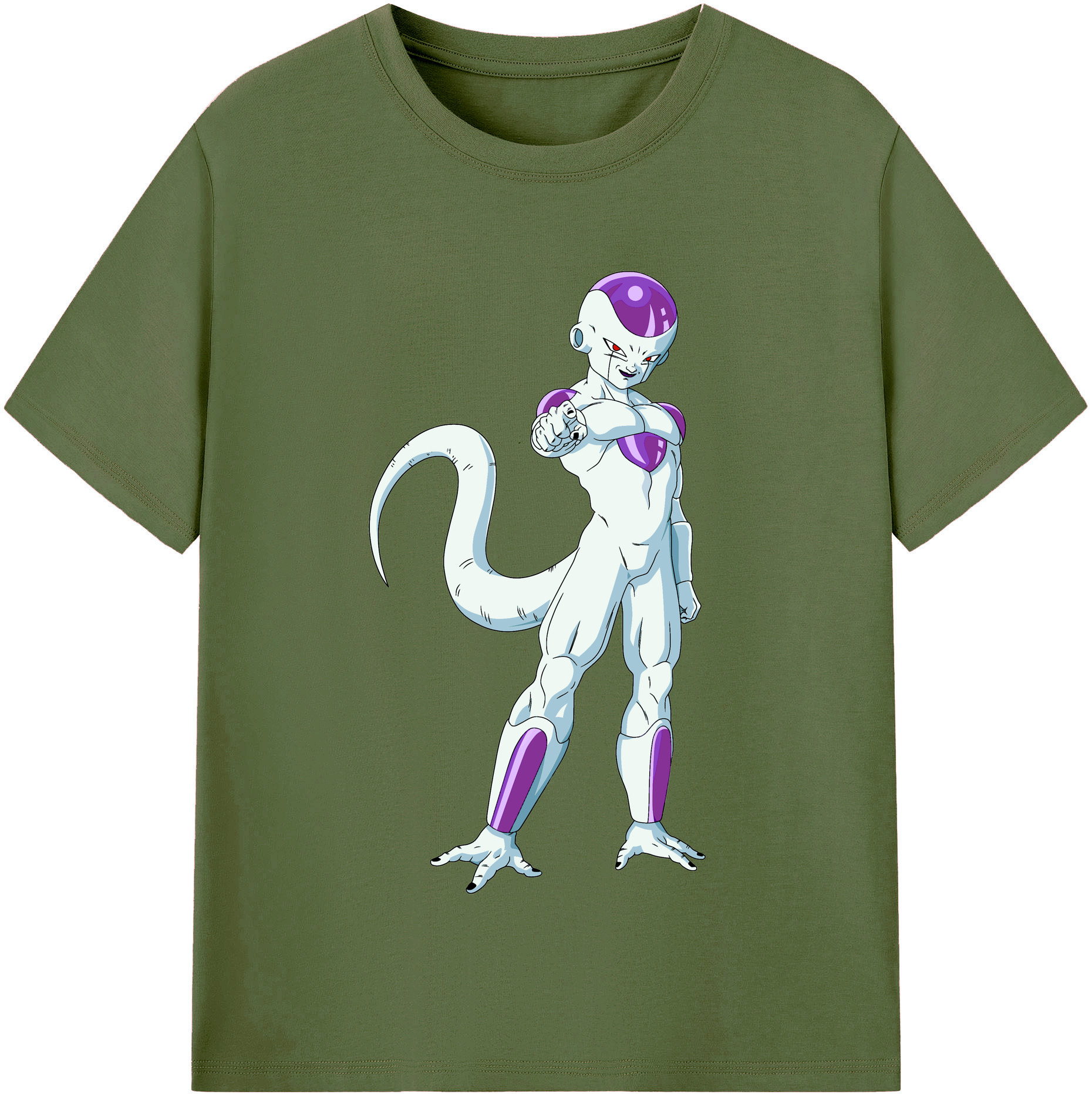 （画像用） ドラゴンボール フリーザ DRAGON BALL Frieza 綿100％半袖Tシャツ（フロントプリント）